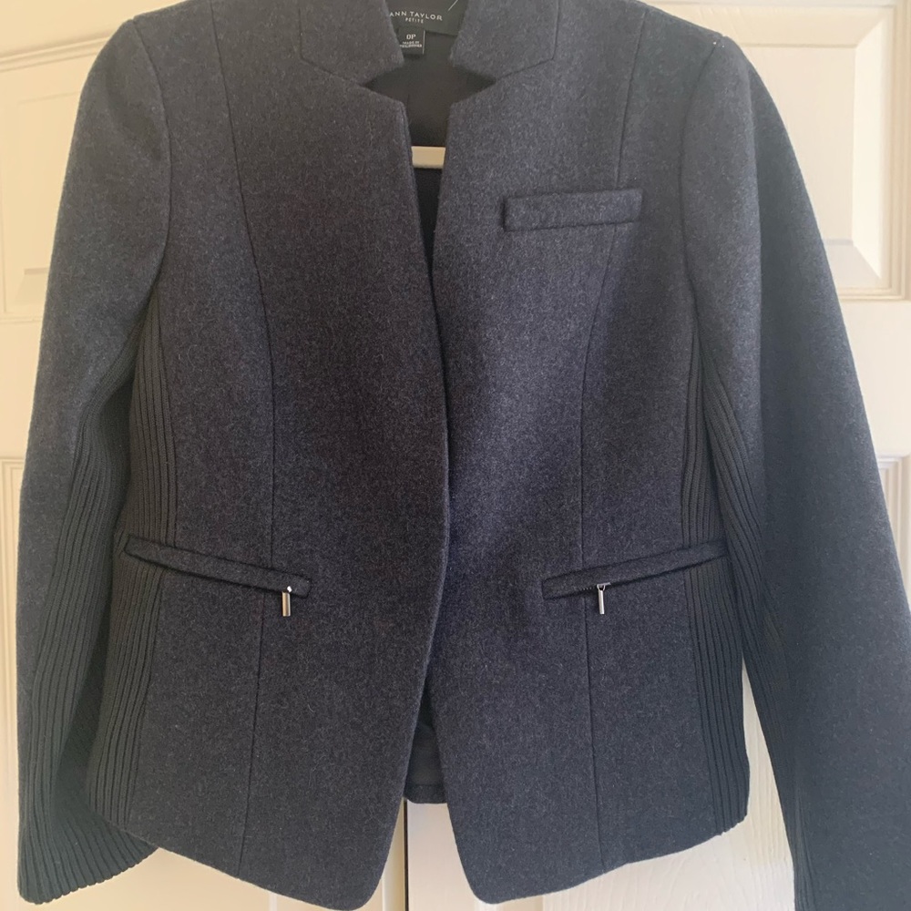 Ann Taylor wool jacket 0P. Cannot buy this quality today